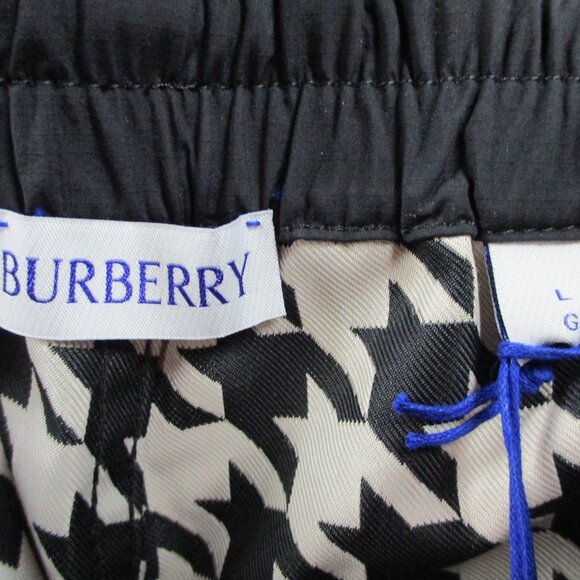Burberry Mens Houndstooth Pants Workwear Elasticated Waist Loose Size Large NWT - Picture 9 of 14